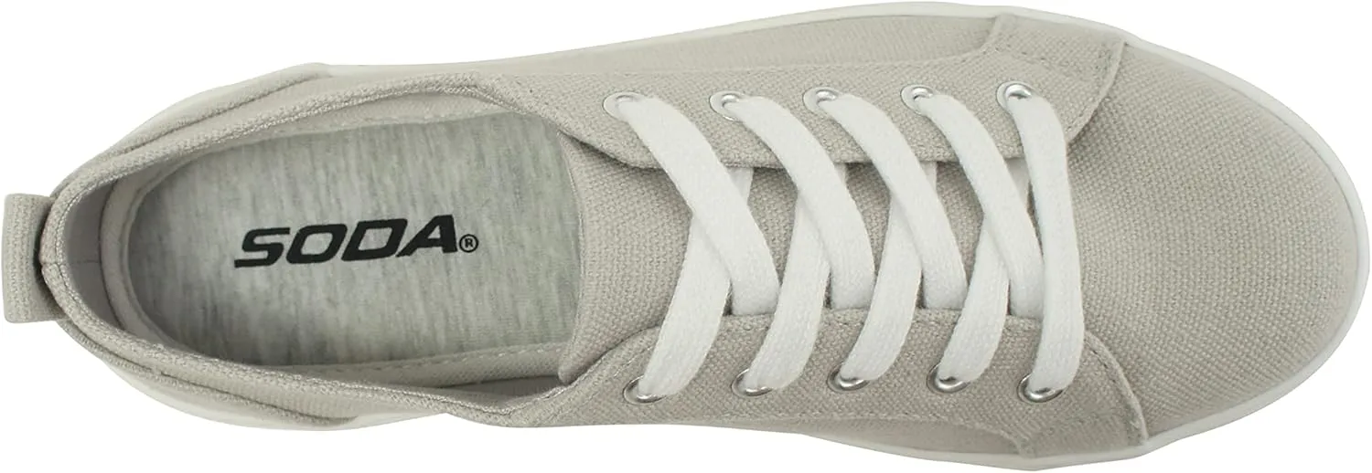 Soda Petal ~ Women Double Deck Bottom Sole Fashion Sneakers with Padded Comfortable Sock