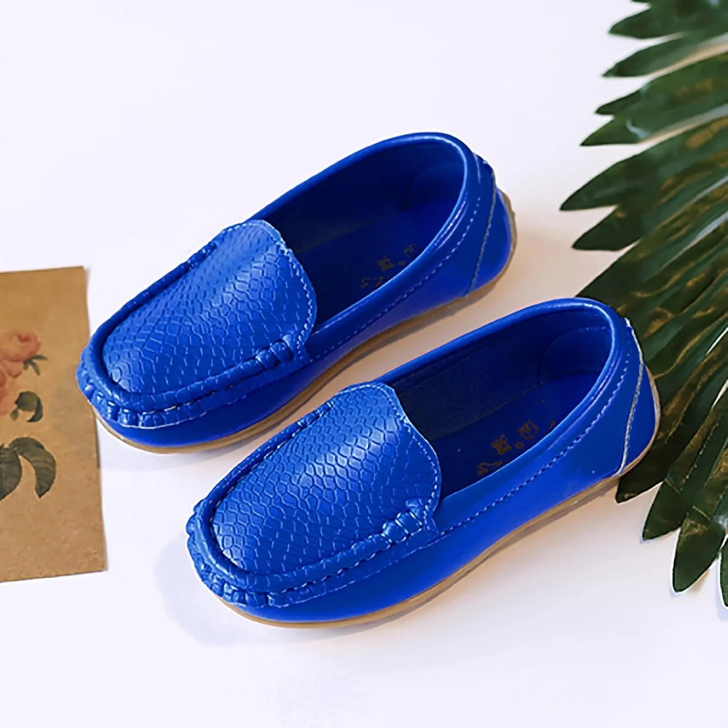 Toddler Little Kid Boys Girls Soft Slip On Loafers Dress Flat Shoes Boat Shoes Casual Shoes Shoes Children for