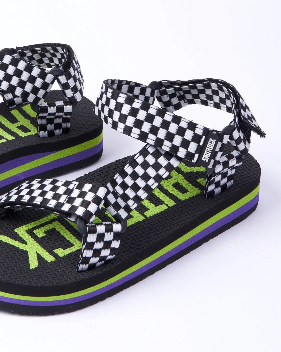 Warp Time - Kids Sandals - Black