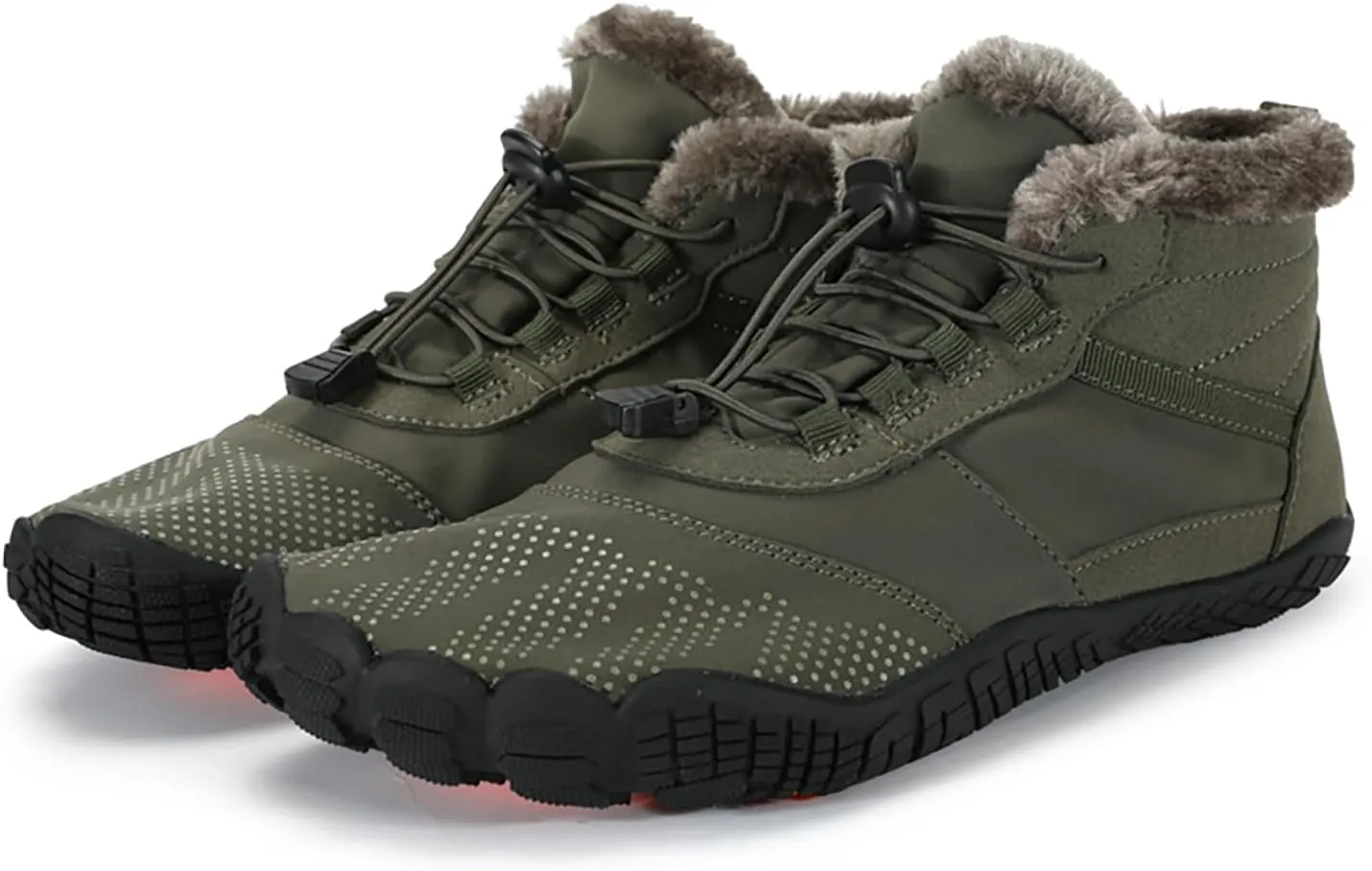 Wide Toe Shoes Men Women Barefoot Warm Winters Minimalist Cross Trainer Casual Hiking Cotton Boots Sneakers