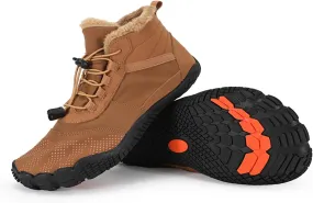 Wide Toe Shoes Men Women Barefoot Warm Winters Minimalist Cross Trainer Casual Hiking Cotton Boots Sneakers