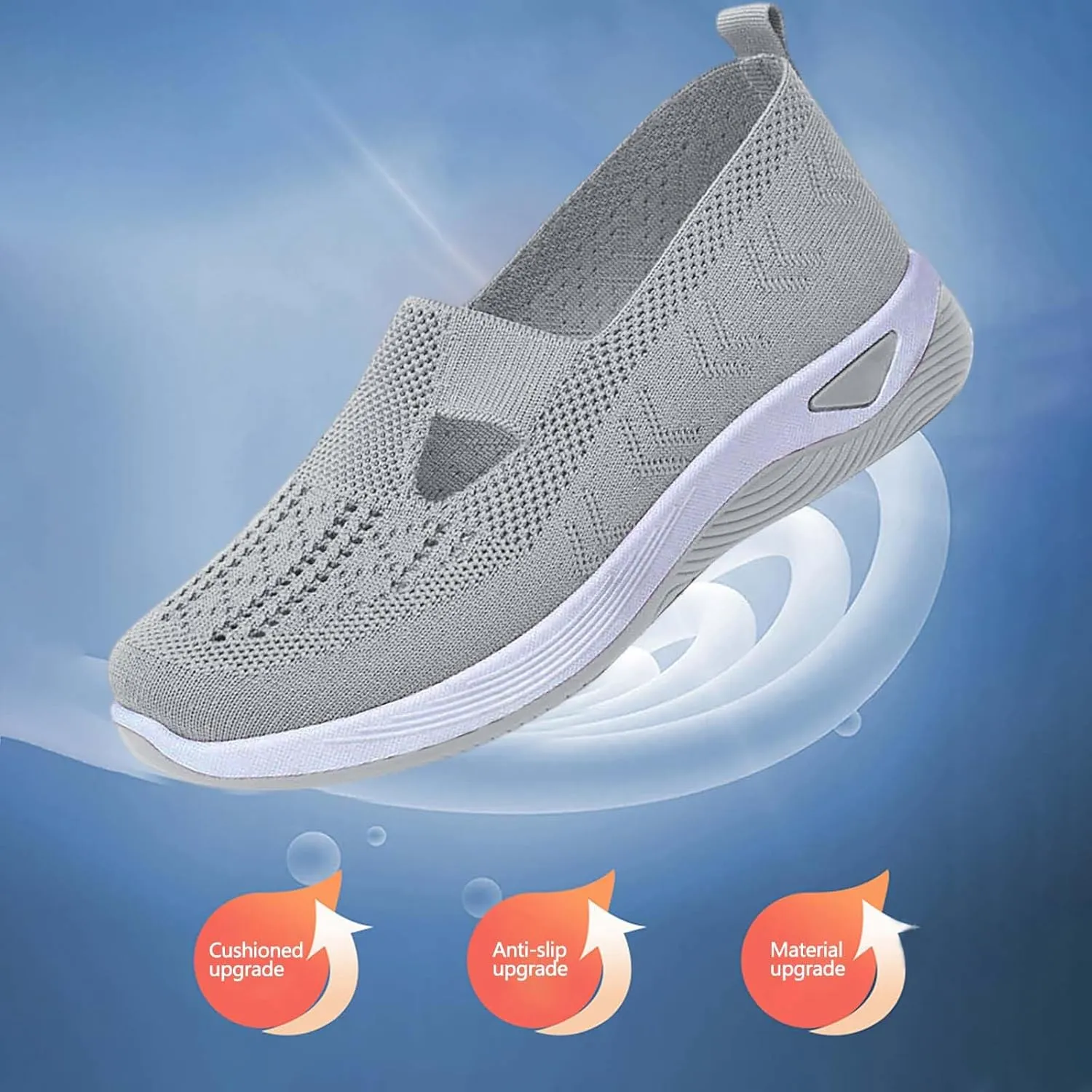 Women Walking Shoes Sock Sneakers Slip-On Breath Mens Tennis Shoes Sports Dressy Casual Shoes Black Sneakers Steel Toe Tennis Shoe Loafers Shoe