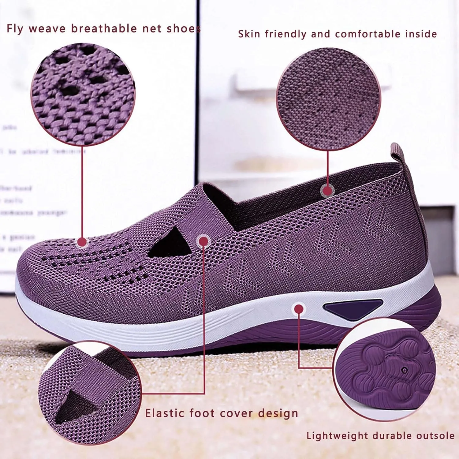 Women Walking Shoes Sock Sneakers Slip-On Breath Mens Tennis Shoes Sports Dressy Casual Shoes Black Sneakers Steel Toe Tennis Shoe Loafers Shoe