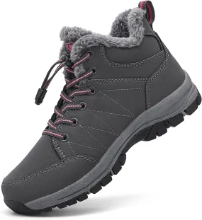 Women's Snow Boots Fur Lined Warm Ankle Boot Waterproof Anti-Slip Winter Outdoor Sports Shoes…