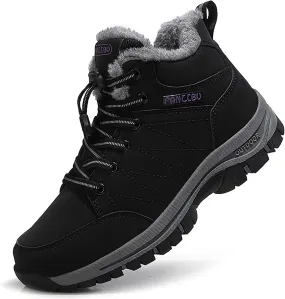 Women's Snow Boots Fur Lined Warm Ankle Boot Waterproof Anti-Slip Winter Outdoor Sports Shoes…