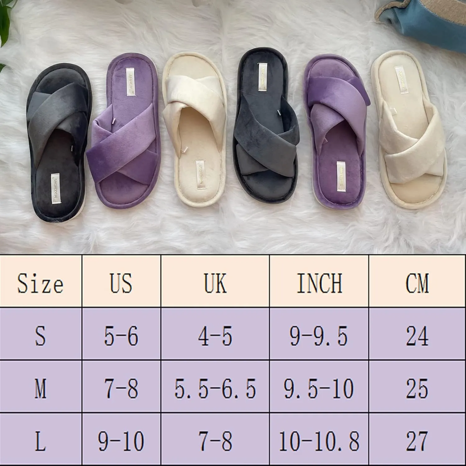 Women’s Thong Slippers with Memory Foam for Women Open Toe Slip on