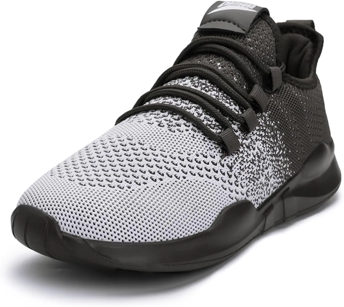 WYGRQBN Mens Tennis Gym Shoes Running Lightweight Breathable Shoes Casual Sneakers