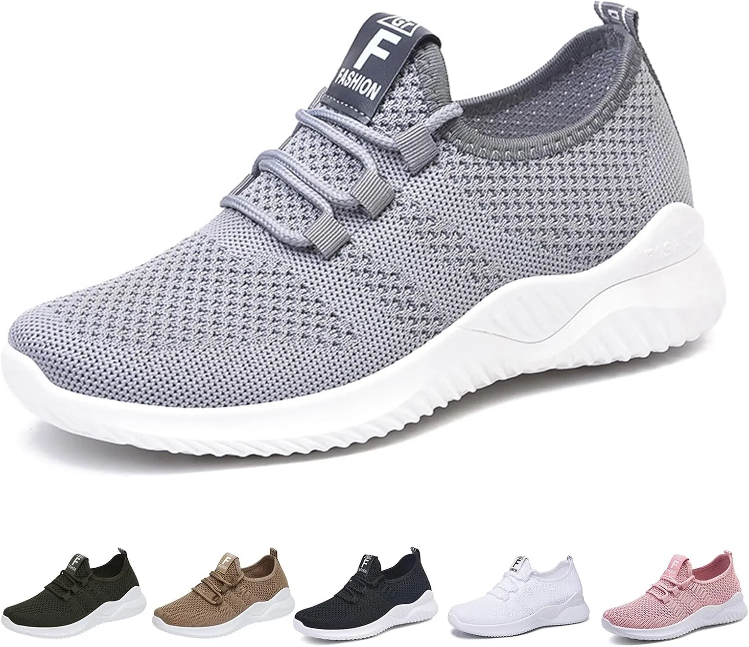 ZWRXW Orthopedic Shoes for Women Arch Support Diabetic Walking Shoes Comfortable Slip On Orthopedic Shoe Soft Air Cushion Sport Outdoor Hiking Running Tennis Sneakers Healthy Footwear